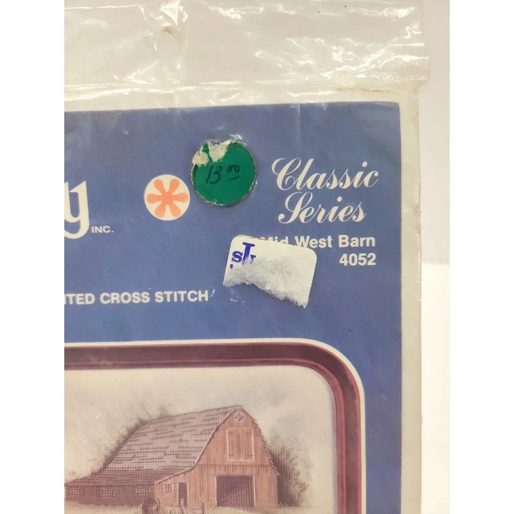 Cathy Needlecraft Inc Cross Stitch Classic Series Mid West Barn 4052-NEW Sealed